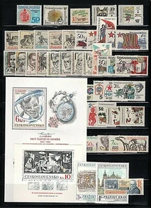 Colección 1981 CHECOSLOVAQUIA Sc#2341/2391: 41 estampillas y 2 hojas como nuevas NH con embalaje original - Imagen 1 de 2