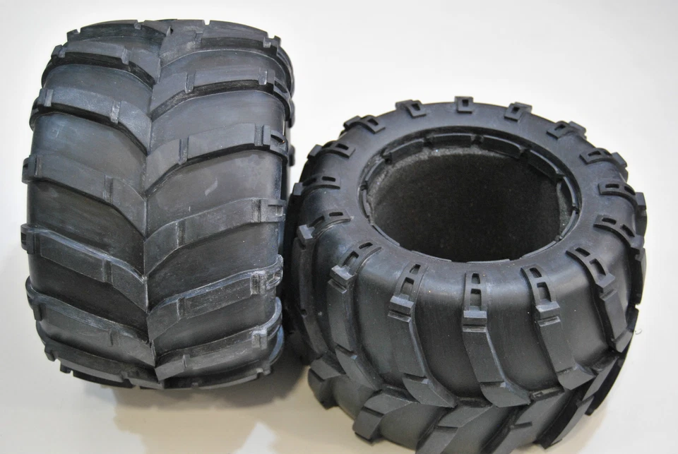 50016 Coppia Gomme 1/5 Himoto Monster Truck HIMOTO PAIR TIRES 1/5 MONSTER TRUCK - Immagine 1 di 1