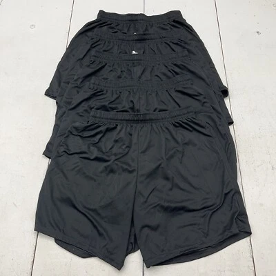 Pantalones cortos deportivos de baloncesto High Five negros de 5 pares talla mediana para adultos Foto 1 de 4