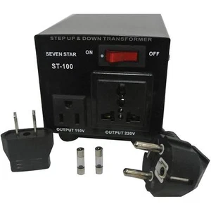 Convertidor de voltaje Seven Star ST100 100 vatios 110 220 voltios 110 V 220 V transformador - Imagen 1 de 3