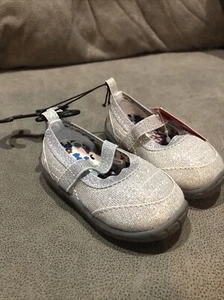 Garanimals Toddler Girls Glitter Mary Jane Shoes 2, 3, 5, 6, - Picture 1 of 8