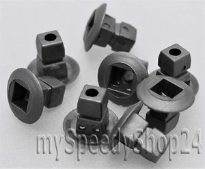 20 x Mortise Nut Wheel Arch Clips Wheel Arch Tray Mounting Clip for VW Audi - Picture 1 of 3