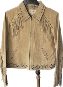 SCULLY FRINGE WOMEN’S SUEDE WESTERN JACKET large - Picture 1 of 17