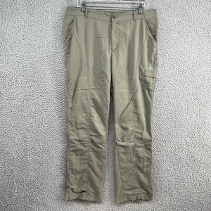 Columbia Hiking Pants Womens 14 Fit 36x34 Beige Omni Insect Blocker Nylon Ladies - Picture 1 of 16