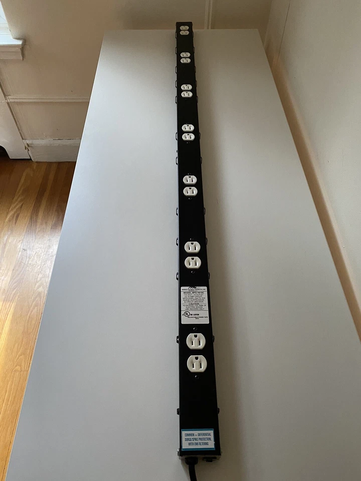 Middle Atlantic 14-Outlet Heavy Duty Power Strip Model PD-1415 Made in USA - Image 1 of 4
