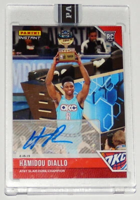 HAMIDOU DIALLO SIGNED SLAM DUNK ALL STAR GAME CHAMP PANINI INSTANT CARD 106 AUTO - Image 1 of 2
