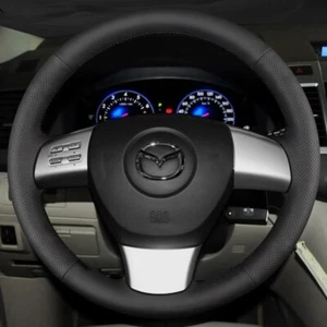 Hágalo usted mismo cubierta personalizada para el volante de automóvil cuero genuino para Mazda 8 CX-9 CX9 2007 - Imagen 1 de 6