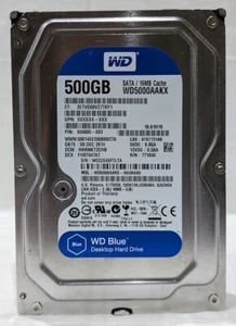 Western Digital WD5000AAKX-60U6AA0 500GB 3.5" SATA Hard Drive - Picture 1 of 3