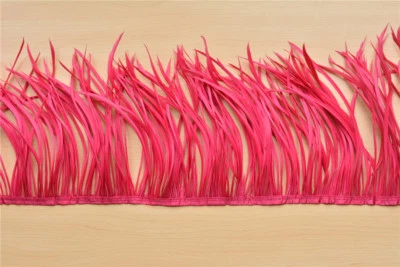 Goose Biot Feather Trim Fringe For Millinery Fascinator Hat Craft Gown 51 Colors - Image 1 of 4