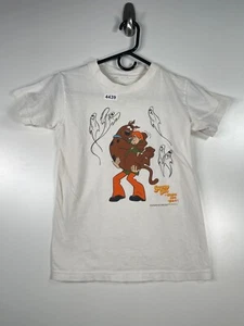 Vtg 1995 Scooby Doo Kids Youth Graphic Tee T-Shirt Spell Out White Size 15.5x22 - Picture 1 of 9