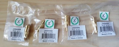 New Monoprice 4127 BNC Female to RCA Male Adaptor - Gold Plated (qty:4) Sealed - Image 1 of 4