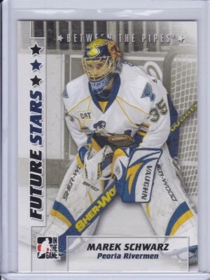 Marek Schwarz 2007 Between The Pipes Hockey Card 36 Grade MT - Image 1 of 2