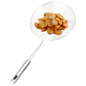 Spider Strainer Skimmer Ladle Stainless Steel Wire Food Hangable Kitchen Gadgets - Picture 1 of 11