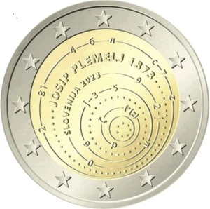 Eslovenia - 2 euros conmemorativos 2023 Josip Plemelj UNC ENVÍO GRATUITO - Imagen 1 de 3