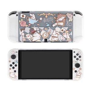Case Nintendo Switch OLED Cover Shell Cute Accessories For Joycon Controller - Picture 1 of 10