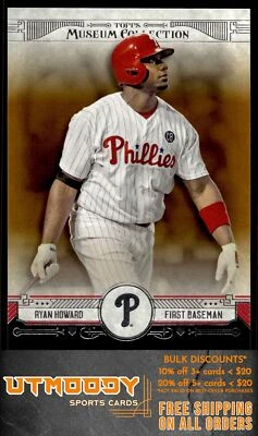 2015 Topps Museum Collection 39 Ryan Howard Copper - Image 1 of 2