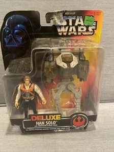 Kenner Star Wars Deluxe Han Solo Smuggler Flight Action Figure - Picture 1 of 10