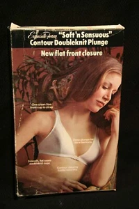32B VTG 70s NOS Nylon FRONT CLOSE Bra Soft'n Sensuous Exquisite Form P3489 1970s - Picture 1 of 6