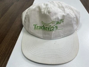Vintage Trackeroos White Snap Back Hat OSFA Cap Kangaroo Sports Logo - Picture 1 of 5