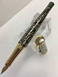 Cross Sauvage 2015 Year Of The Goat Moonlit Black Lacquer Rollerball Pen - Picture 1 of 5
