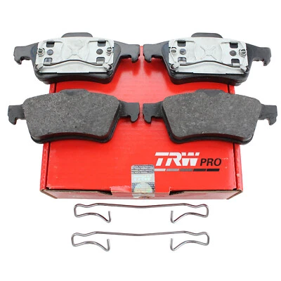 Juego de pastillas de freno traseras bajas metálicas TRW Pro herrajes para Saab 9-3 2.0 L4 2003 Foto 1 de 4