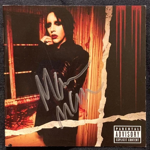 MARILYN MANSON BAND SIGNED AUTOGRAPH CD EAT ME DRINK ME Cover