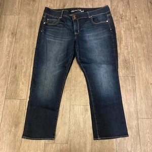 American Eagle Jeans 18 Reg Length Stretch Hi-Rise Artist Flare - Picture 1 of 8