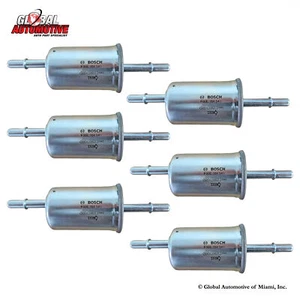 6 pcs Bosch Fuel Filter for 1997-2024 Ford, Lincoln, & Mercury Vehicles - Picture 1 of 2
