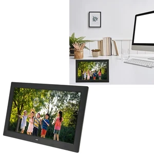 (100-240V EU Plug)Digital Photo Frame 10.1in HD IPS Screen 1080P Video Music - Picture 1 of 12
