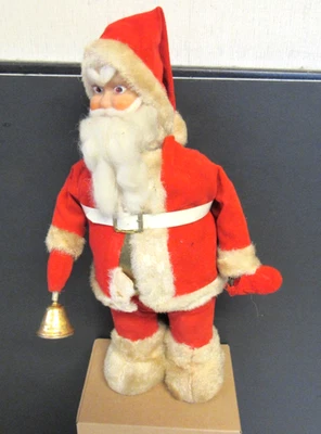 Juguete vintage de 13 pulgadas de Papá Noel de los Alpes a batería Japón Foto 1 de 4