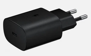 Original Samsung Schnellladegerät 25W USB-C Netzteil Schwarz | Super Fast Charge - Bild 1 von 4