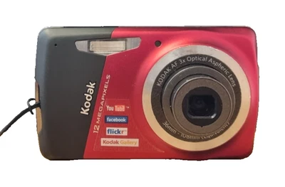 Kodak Easyshare M530 12.0MP Digital Camera - Red *Read Description* (K1) - Image 1 of 4