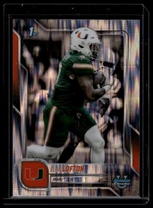 Bowman University Chrome #106 Elija Lofton Stealth Refractor 2025 - Imagen 1 de 2