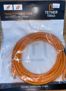 Tether Tools TetherPro USB-C - Mini B 5 pin 15ft - Afbeelding 1 van 1