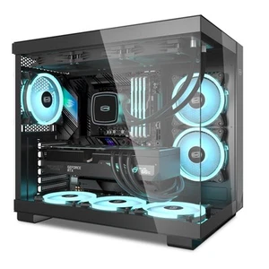 PCCOOLER C3T500 ATX PC Case with Tempered Glass and 6 ARGB Fans 360mm Support - Picture 1 of 10