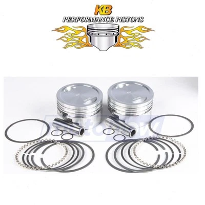 KB Cast Piston Set for 1987-2003 Harley Davidson XLH883HUG Sportster 883 oi - Image 1 of 4