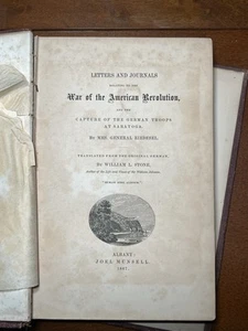 1867 War of the American Revolution; Mrs General Riedesel; hand inscription - Picture 1 of 9