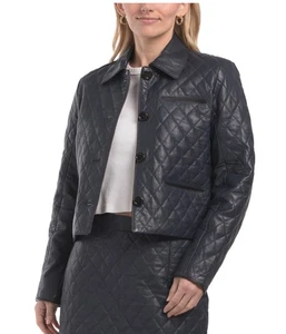 Bod & Christensen Echtleder Steppjacke Blau Rock Set Gr. 6 - Bild 1 von 3