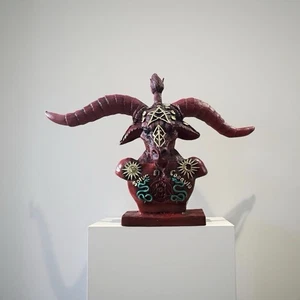 "Estatua de 12"" Baphomet Sabbatic Goat Solve Et Coagula con cuernos" - Imagen 1 de 10