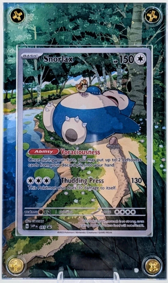 Snorlax 051 Sv: Scarlet & Violet Promo Cards Extended Art Case - Image 1 of 1