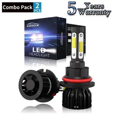 Combo de bombillas LED de haz alto bajo súper brillantes para Dodge Stratus 1995-2006 Foto 1 de 4