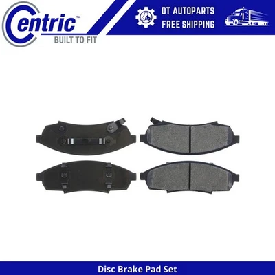 Para Pontiac Grand Prix 1988-1996 | Pastillas de freno de disco delanteras centradas | Semimetálicas Foto 1 de 4