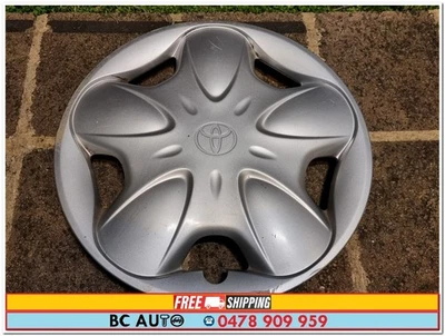 Tampa de roda Toyota Echo Hub Cap TeddyBear tipo 2002 2003 2004 2005 NCP10R - Imagem 1 de 3