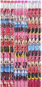 Disney Minnie Mouse 12 Wood Pencils Pack - Picture 1 of 3