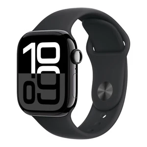 Apple Watch Series 10 GPS + Cellular 46mm Jet Black - Black Band - Excellent - Picture 1 of 1