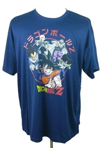 T-shirt Dragonball Z uomo XL blu grafica multipersonaggio nuova M9 - Foto 1 di 5