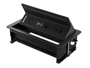 WyreStorm IDB-400-NA Flip Up In-Desk Connectivity with 1x Mains (North America) - Picture 1 of 1