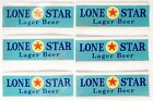 Vintage Lone Star Brewing Co Beer Bottle Neck Label Lot of 6 IRTP for sale