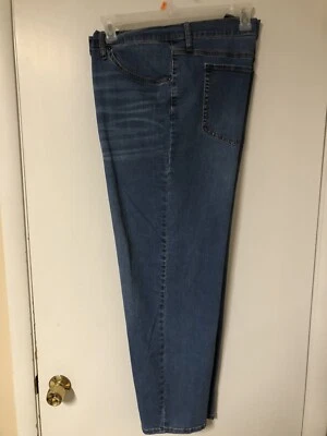 Pantalones de mezclilla elásticos de calce recto Truth & Theory para hombre 44x30 azules Foto 1 de 4