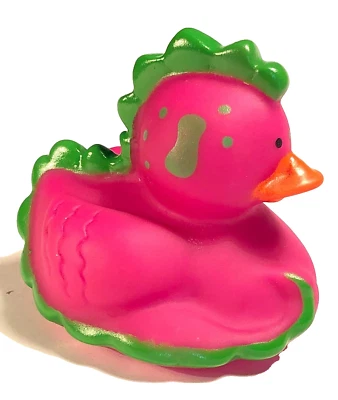 ENVÍO GRATUITO - ROSA Y VERDE DINOSAURIO PREHISTÓRICO CRUCERO PATO DE GOMA CRUCERO 2" Foto 1 de 2